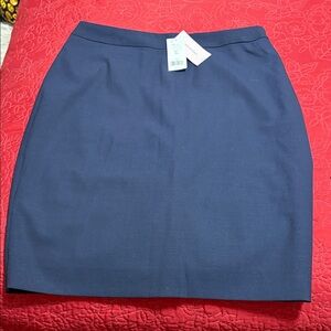 NWT Banana Republic Petite Navy Blue Pencil Skirt Size 8P.